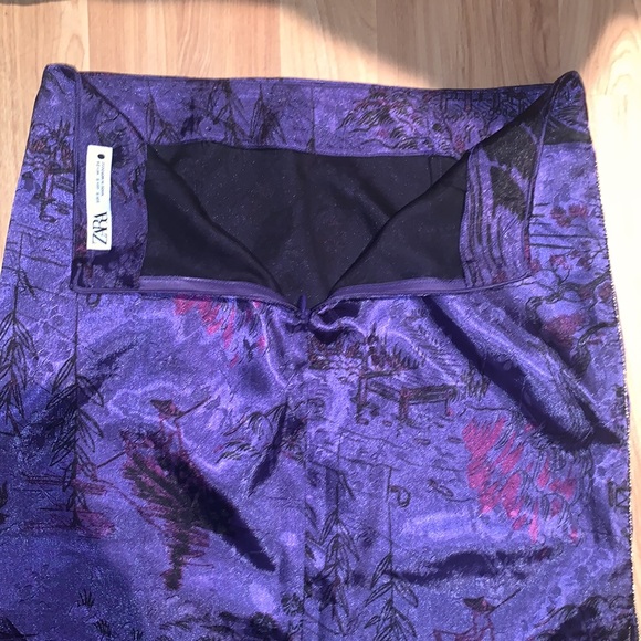 NWOT Zara Maxi Skirt Size Small Oriental Style - Picture 6 of 9